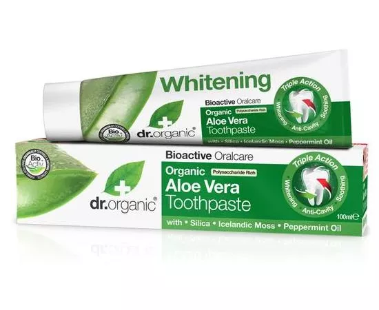 Dr .Organic  Aloe Vera Toothpaste  100ml