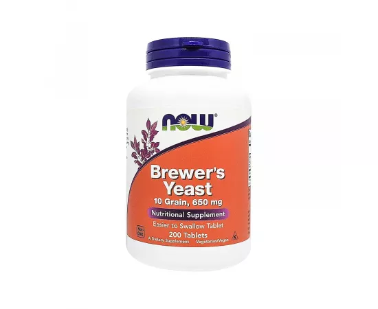 Now Foods Brewer's Yeast 650 mg  200 Tablets