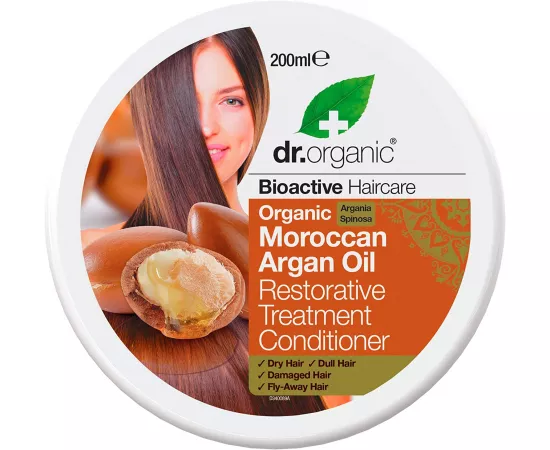 Dr.Organic  Moroccan  Argan Oil Restorative Treatment  Conditioner  200ml