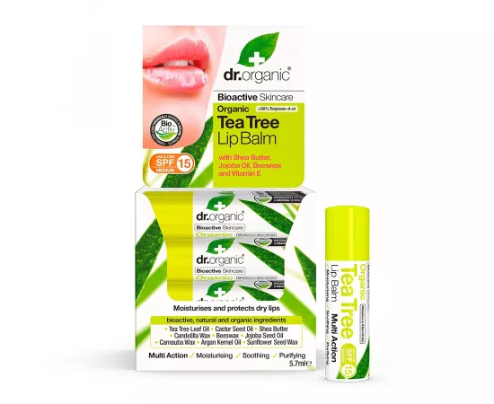 Dr. Organic  Tea Tree  Lip Balm  5.7ml