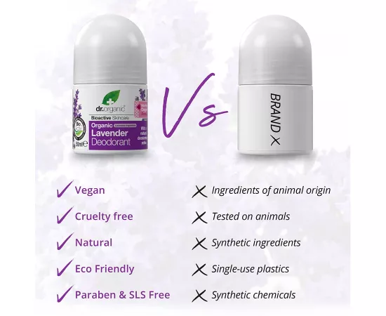 Dr. Organic Lavender Deodorant 50ml