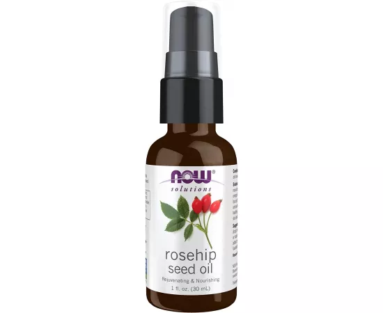 Now Solutions Rose Hip Seed Oil 100% Pure 1 Fl. Oz.