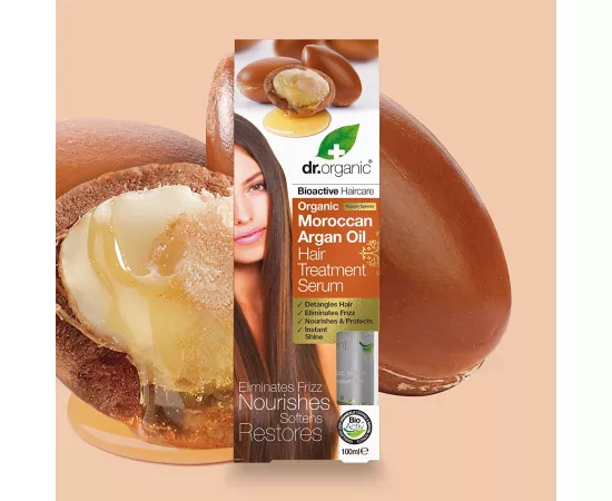 Dr. Organic  Moroccan Argan Oil Hair Treatment Serum 100ml