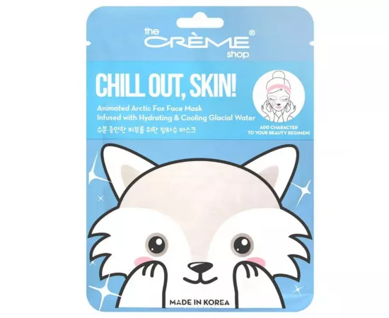 The Crème Shop Chill Out Skin Animated Arctic Fox Face Mask