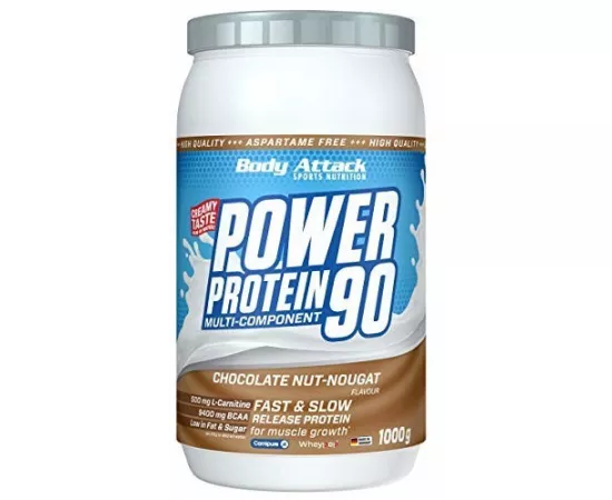 Body Attack Power Protein 90 Chocolate Nut Nougat 1kg