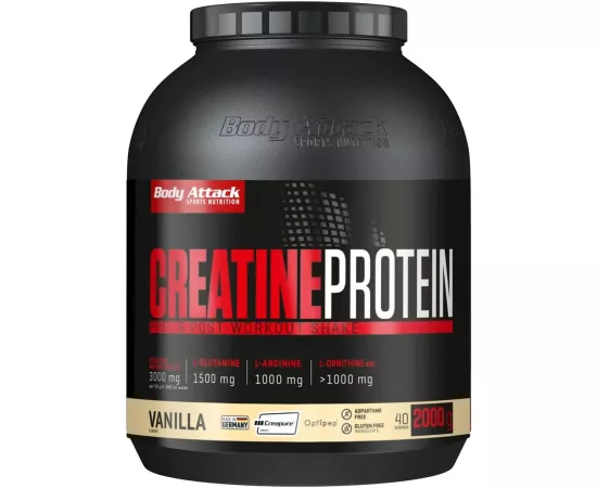 Body Attack Creatine Protein Vanilla 2000 g