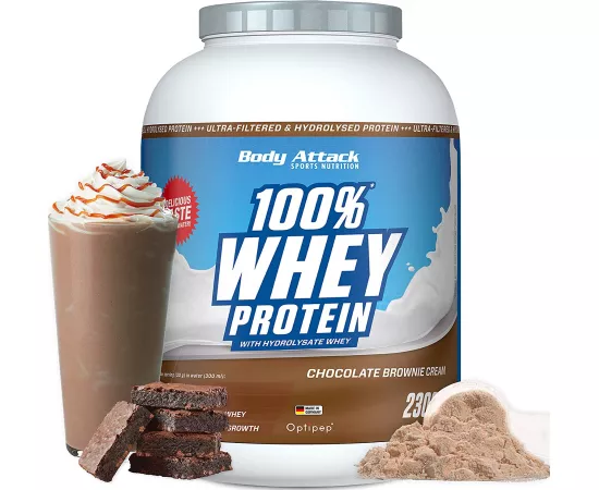 Body Attack 100% Whey Protein Chocolate Brownie 2.3kg