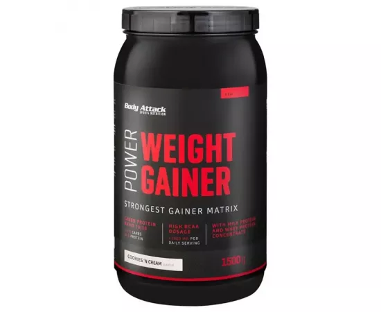Body Attack Power Weight Gainer Cookies and Cream 1.5kg
