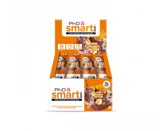 PhD Smart Bar Chocolate Peanut Butter Flavor - Pack of 12