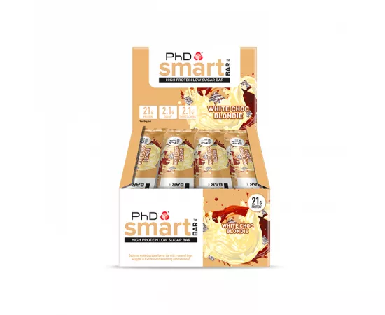 PhD Smart Bar White Chocolate Blondie Flavor - Pack of 12