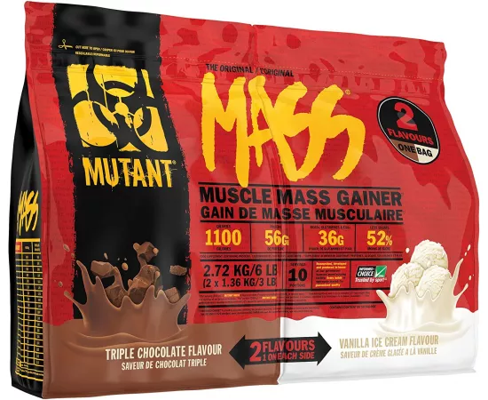 Mutant Mass Triple Chocolate and Vanilla Ice Cream 2.72 kg 6 lbs