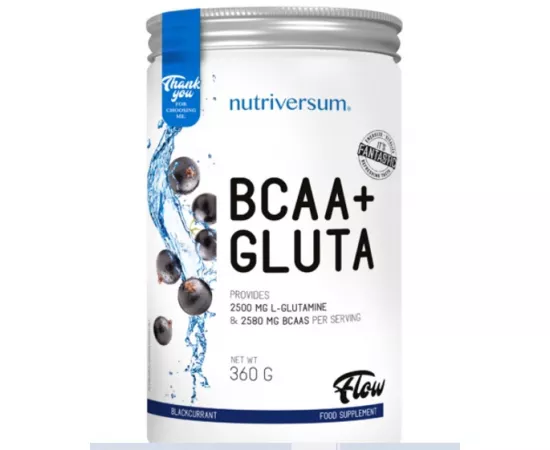 Nutriversum Flow BCAA + Gluta 360g