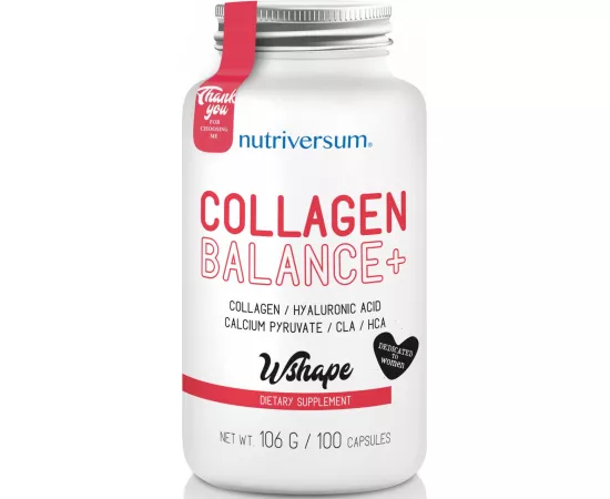 Nutriversum Whape Collagen Balance + 106g (100 Capsules)