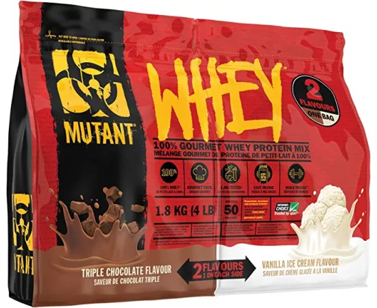 Mutant Whey Triple Chocolate and Vanilla Ice Cream 1.8kg 4 lbs