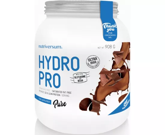 Nutriversum Pure Hydro Pro Chocolate 908g