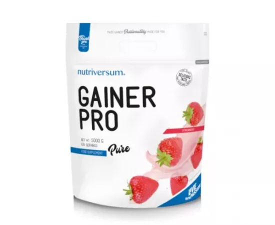 Nutriversum Pure Gainer Pro Strawberry 5000g (DOY)
