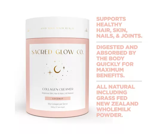 Collagen Creamer - Natural Coconut Flavor - 340g (17 Servings)