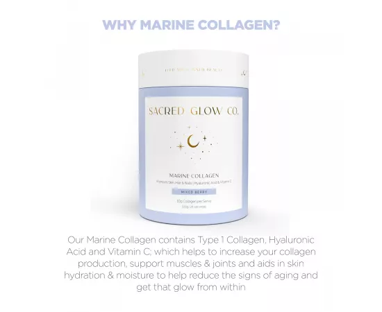 Marine Collagen - Natural Mixed Berry Flavour - 325g (25 Servings)