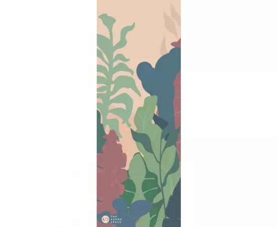 Oasis Leaves | Eco Yoga Mat | by THE ASANA SPACE TM