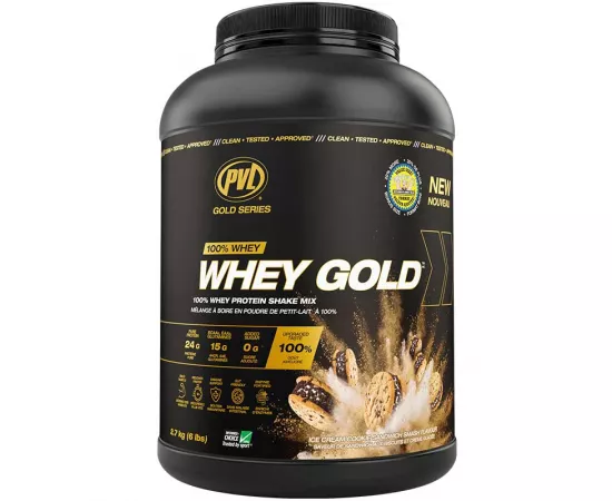 PVL Gold Series 100% Whey Gold Ice Cream Cookie Sandwich Smash  2.7 kg (6 lbs)