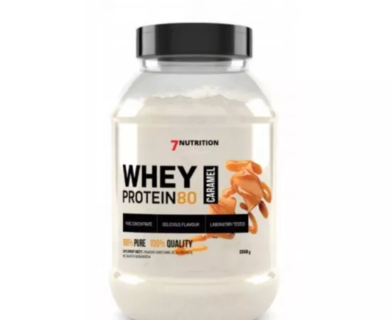 7Nutrition Whey Protein 80 Caramel  2 kg (2000g)