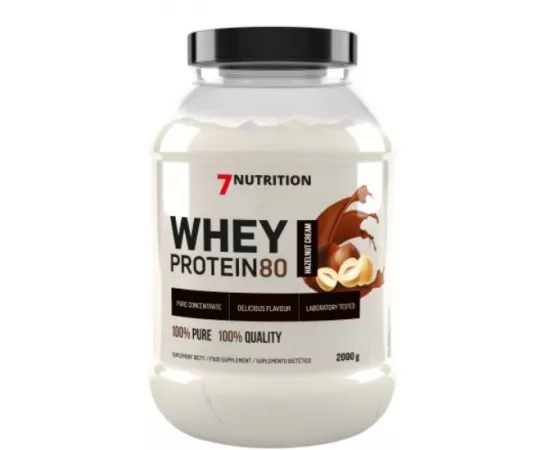 7Nutrition Whey Protein 80 Hazelnut 2 kg (2000g)