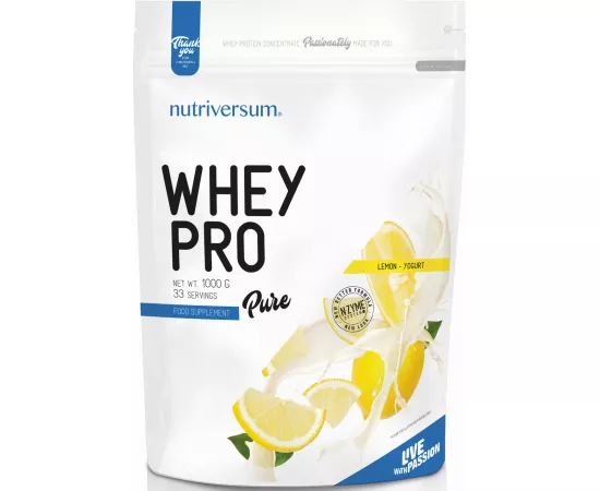 Nutriversum Pure Whey Pro Lemon-Yogurt 1000g (DOY)