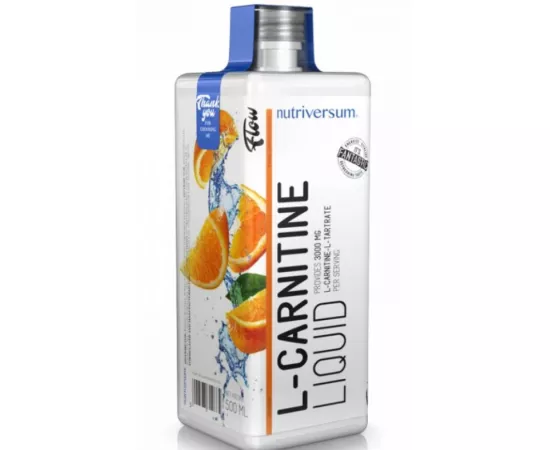 Nutriversum Flow L-Carnitine Liquid Orange 500ml