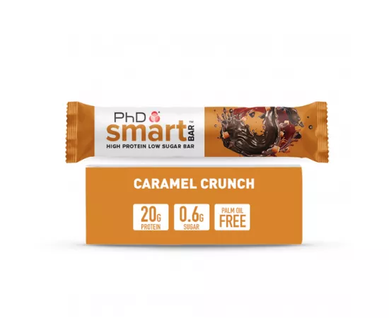 PhD Smart Bar Birthday Caramel Crunch Flavor - Pack of 12