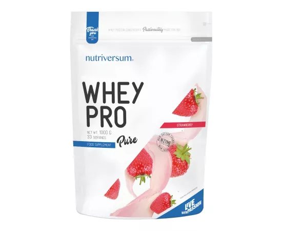 Nutriversum Pure Whey Pro Strawberry 1000g (DOY)