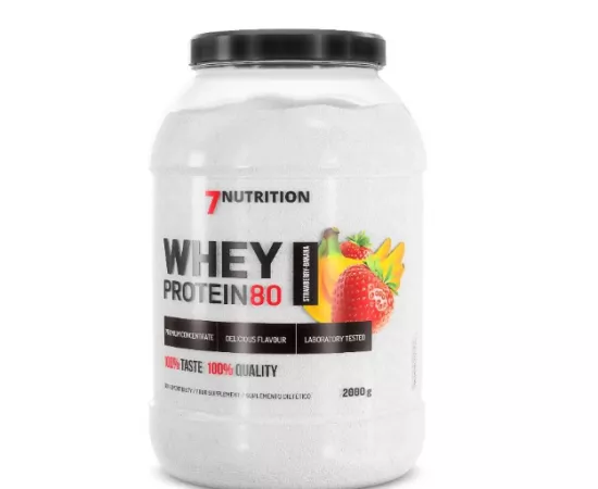 7Nutrition Whey Protein 80 Strawberry Banana 2 kg