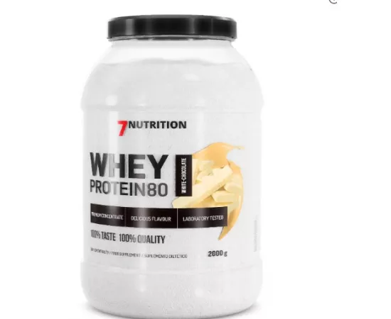 7Nutrition Whey Protein 80 White Chocolate 2 kg (2000g)