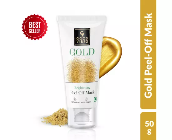 Good Vibes Gold Brightening Peel Off Mask  (50 gm)