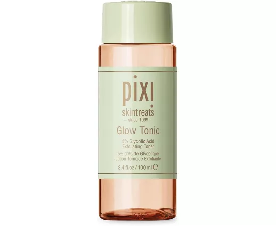 Pixi Beauty Glow Tonic 100ml | Balancing Face Toner | Glycolic Acid Toner for Radiant Skin | Daily Brightening Toner | 3.4 Fl Oz