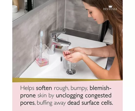 Revitale Salicylic Acid Scrub Soap, Pore Exfoliating, Softening Skin, Anti-Blemish