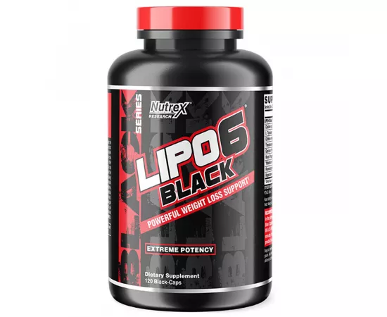 Nutrex Lipo 6 Black Ultra Concentrate Fat Destroyer Capsules 120's