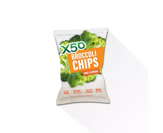 X50 Broccoli Chips BBQ Flavour 60g