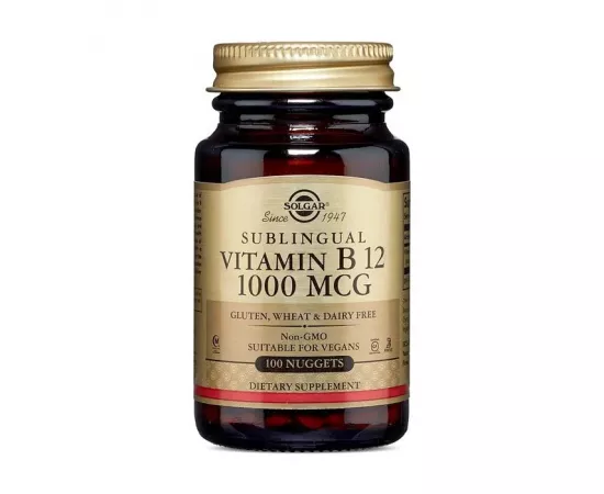 Solgar Vitamin B12 1000 mcg Nuggets 100's