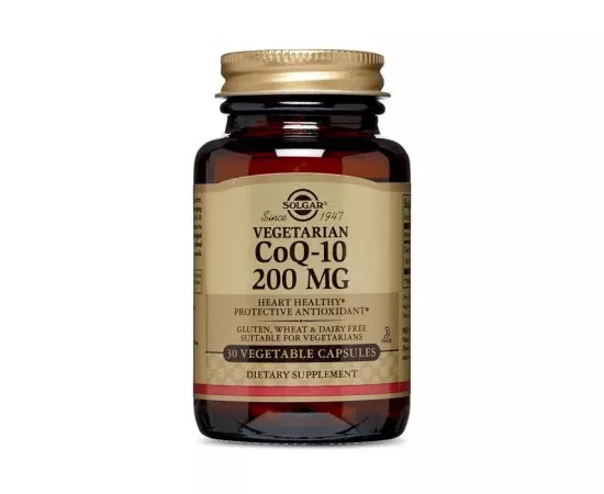 Solgar CoQ 10 200mg Vegetable capsules 30's