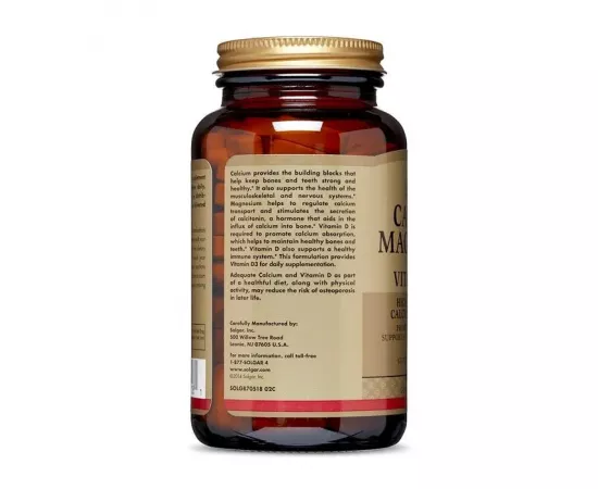 Solgar Calcium Magnesium With Vitamin D3 Tablets 150's