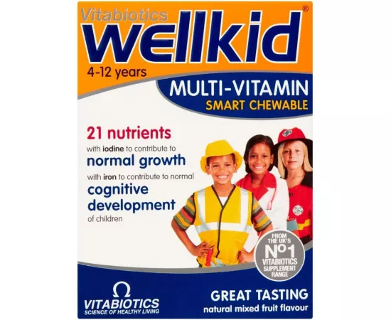Vitabiotics Wellkid Smart Chewable Tablets 30's