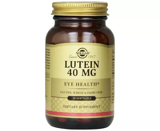 Solgar Lutein 40 mg 30 Softgels