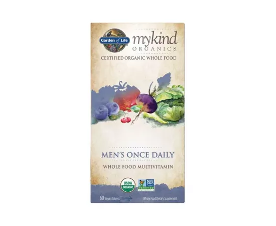 Garden of Life Mykind Organics Men's Once Daily Vegan Tablets 60's