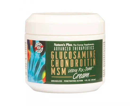 Natures Plus Glucosamine Chondroitin MSM Ultra Joint Cream 118 ml